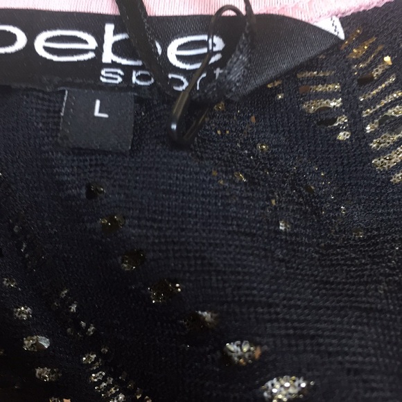 Nwt Bebe keyhole lace workout top - Picture 6 of 8